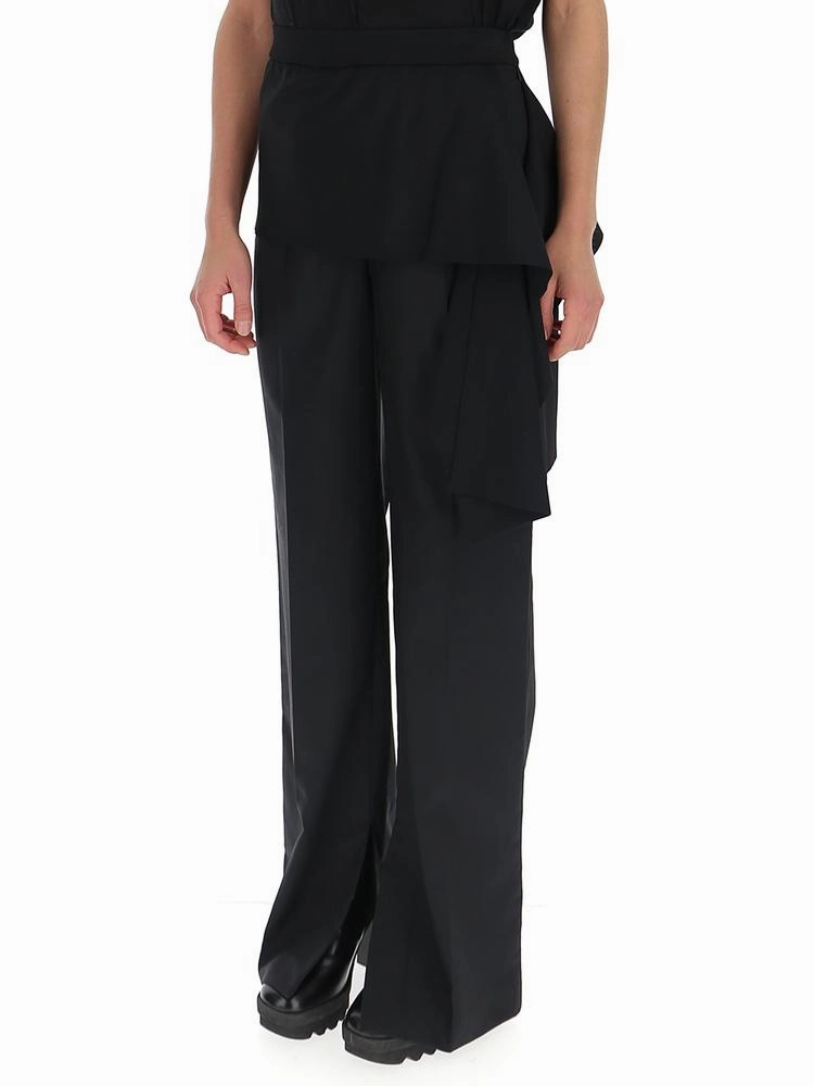 3.1 Phillip Lim Draped Trim Wide-Leg Trousers