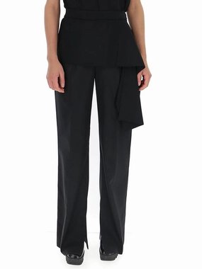 3.1 Phillip Lim Draped Trim Wide-Leg Trousers