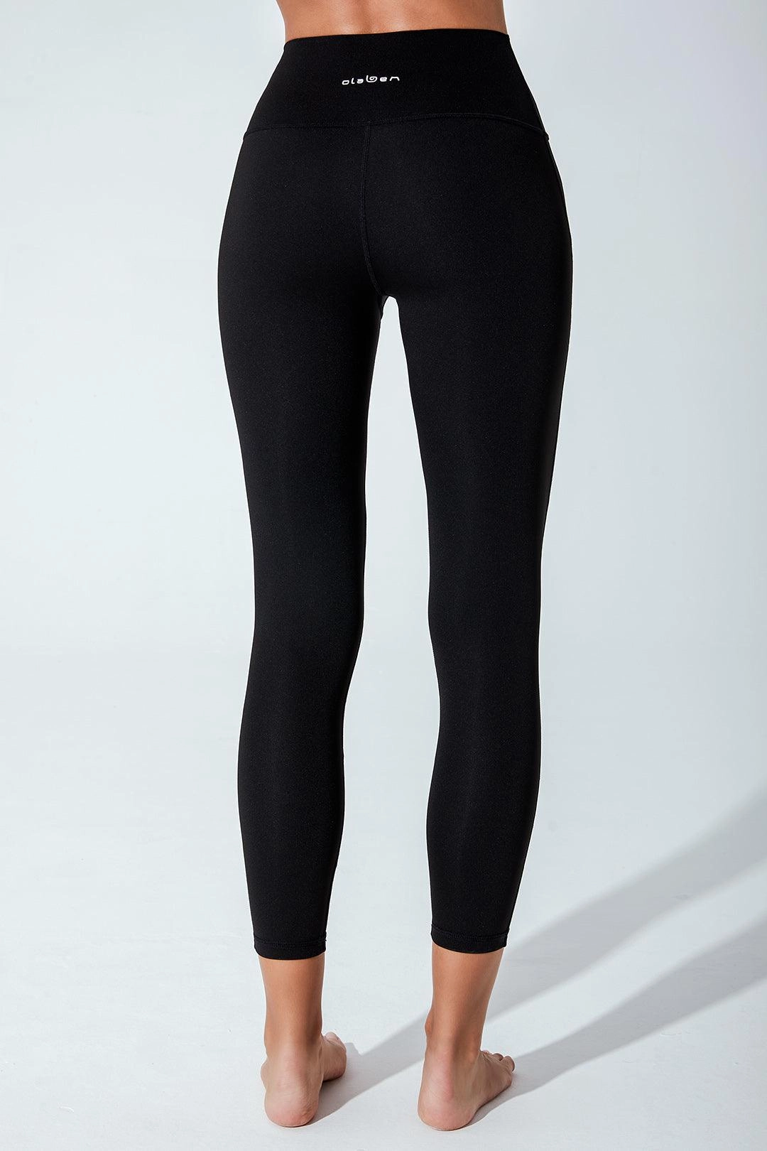 7/8 Luziana B'Mesh Legging - Black
