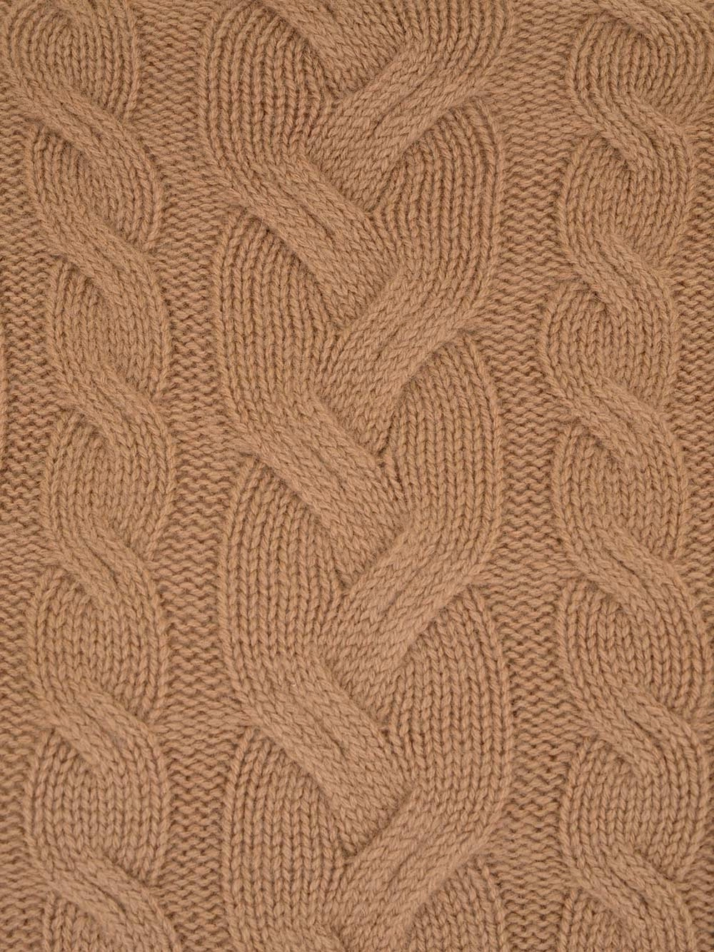 'S Max Mara High-Neck Cable Knit Sweater