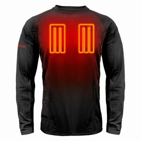 ActionHeat AH-BLT-5V-M 5V Heated Base Layer Long-Sleeve Shirt for Men, Black, M