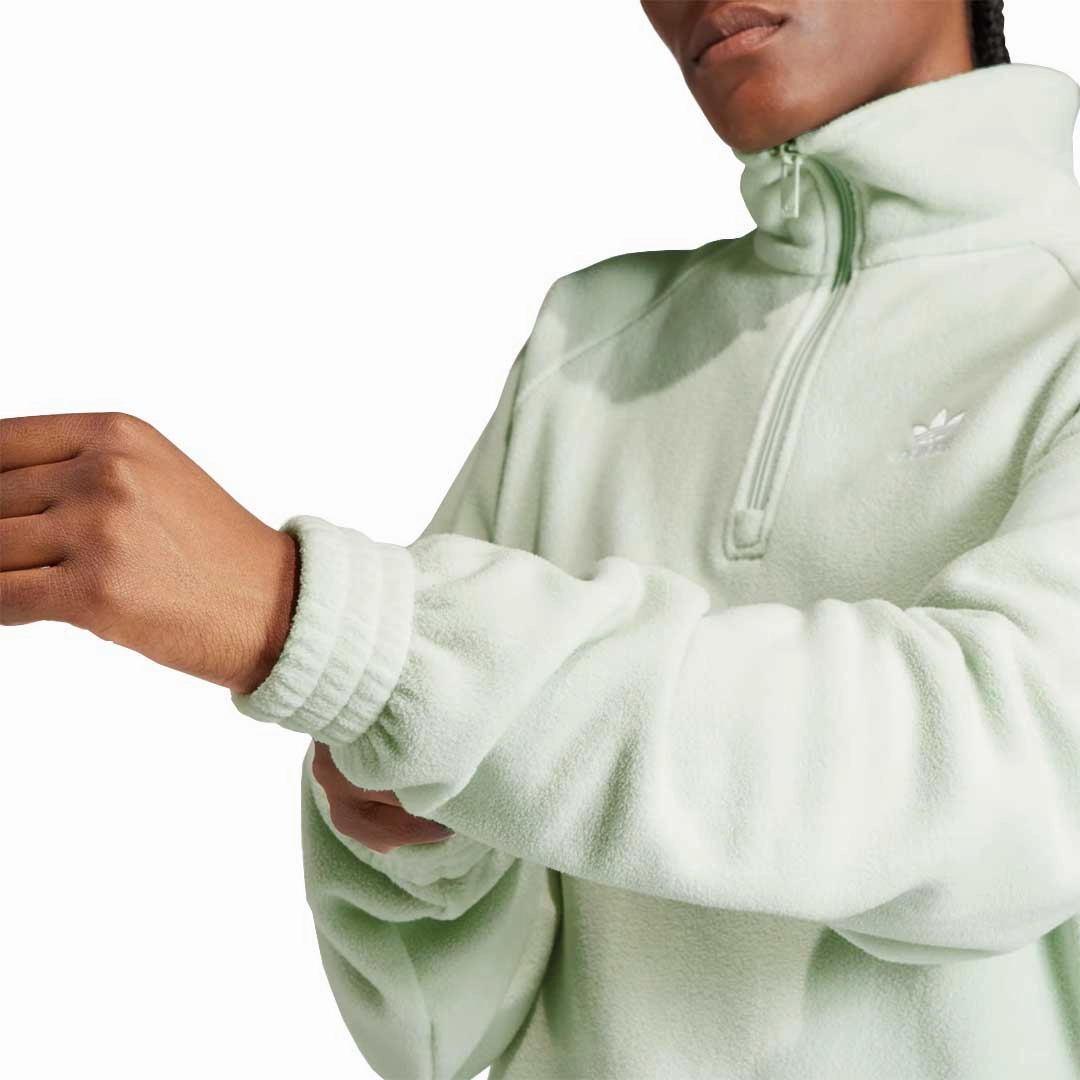 adidas - Women's Neutral Court Polar Fleece 1/4 Zip Track Top (IS5242)