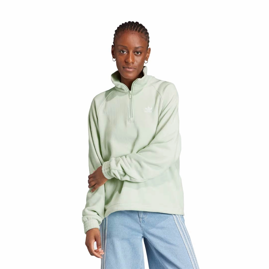 adidas - Women's Neutral Court Polar Fleece 1/4 Zip Track Top (IS5242)