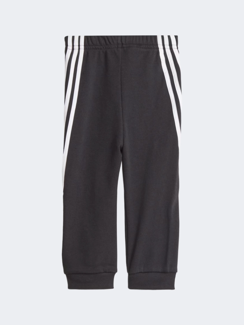 Adidas Soft French Terry Infant-Unisex Training Suit Grey/Black