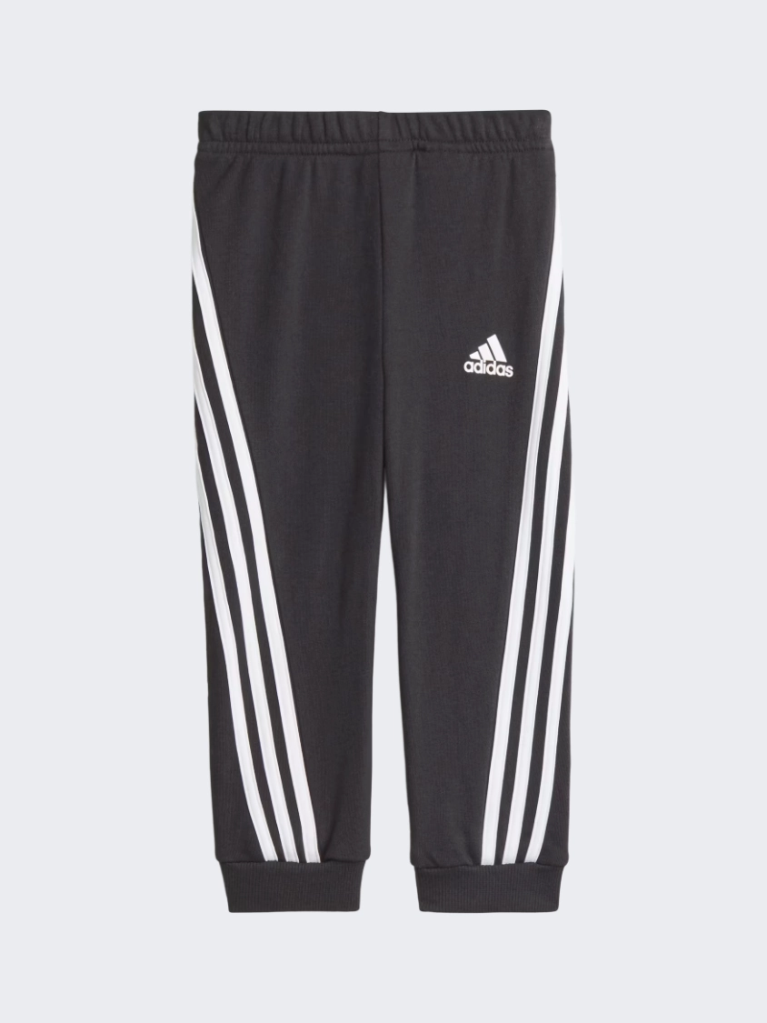 Adidas Soft French Terry Infant-Unisex Training Suit Grey/Black