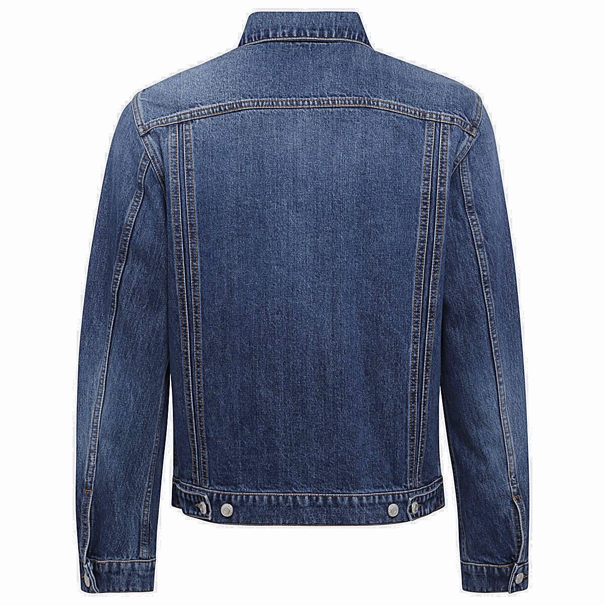 Alexander McQueen Buttoned Long Sleeved Denim Jacket