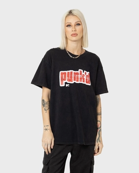 American Thrift X MTV Punk'd Vintage T-Shirt Black Wash