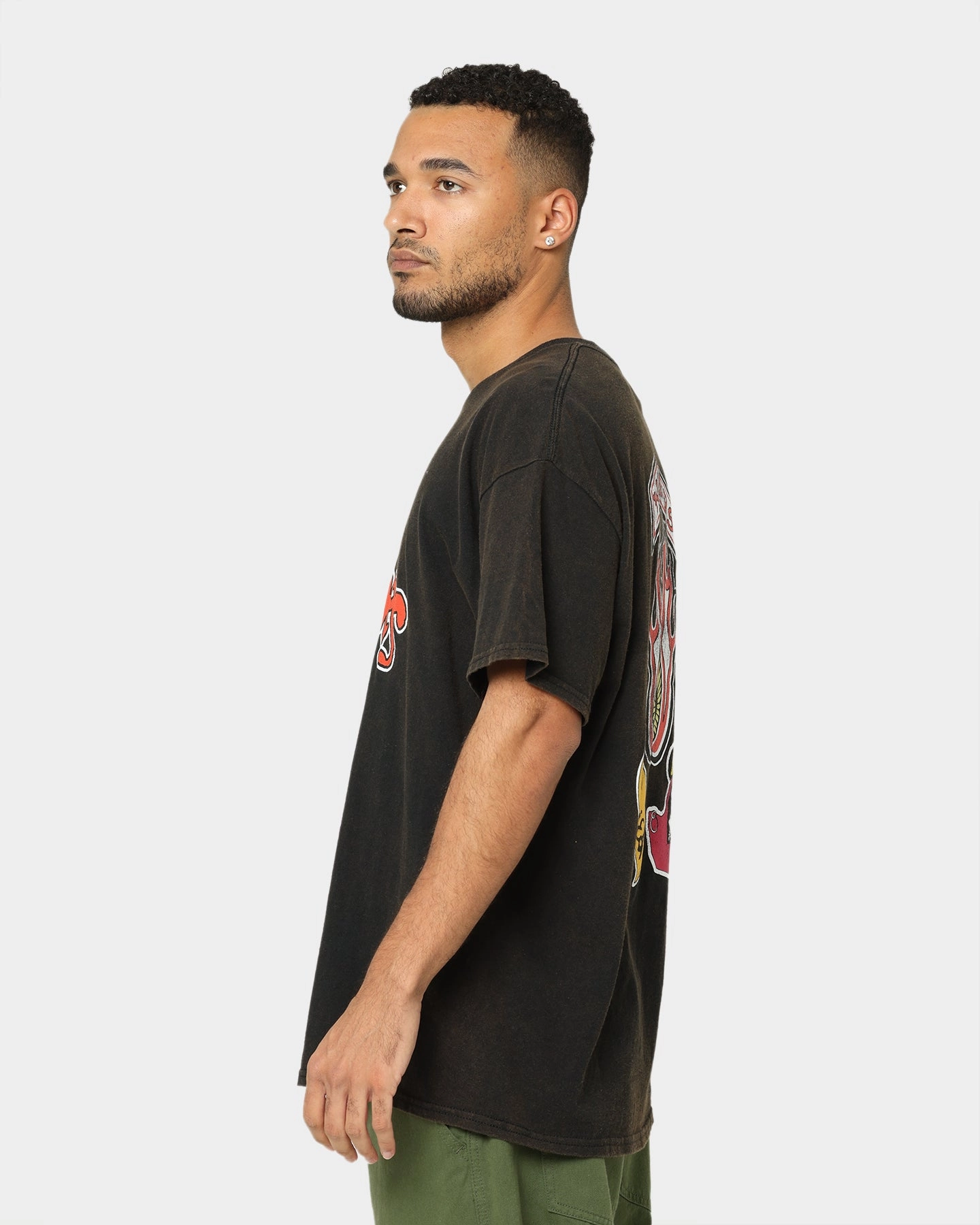 American Thrift X The Warriors Gangs Vintage T-Shirt Black Wash