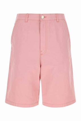 AMI Wide Leg Knee-Length Shorts