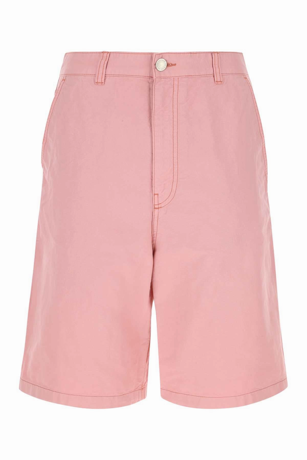 AMI Wide Leg Knee-Length Shorts