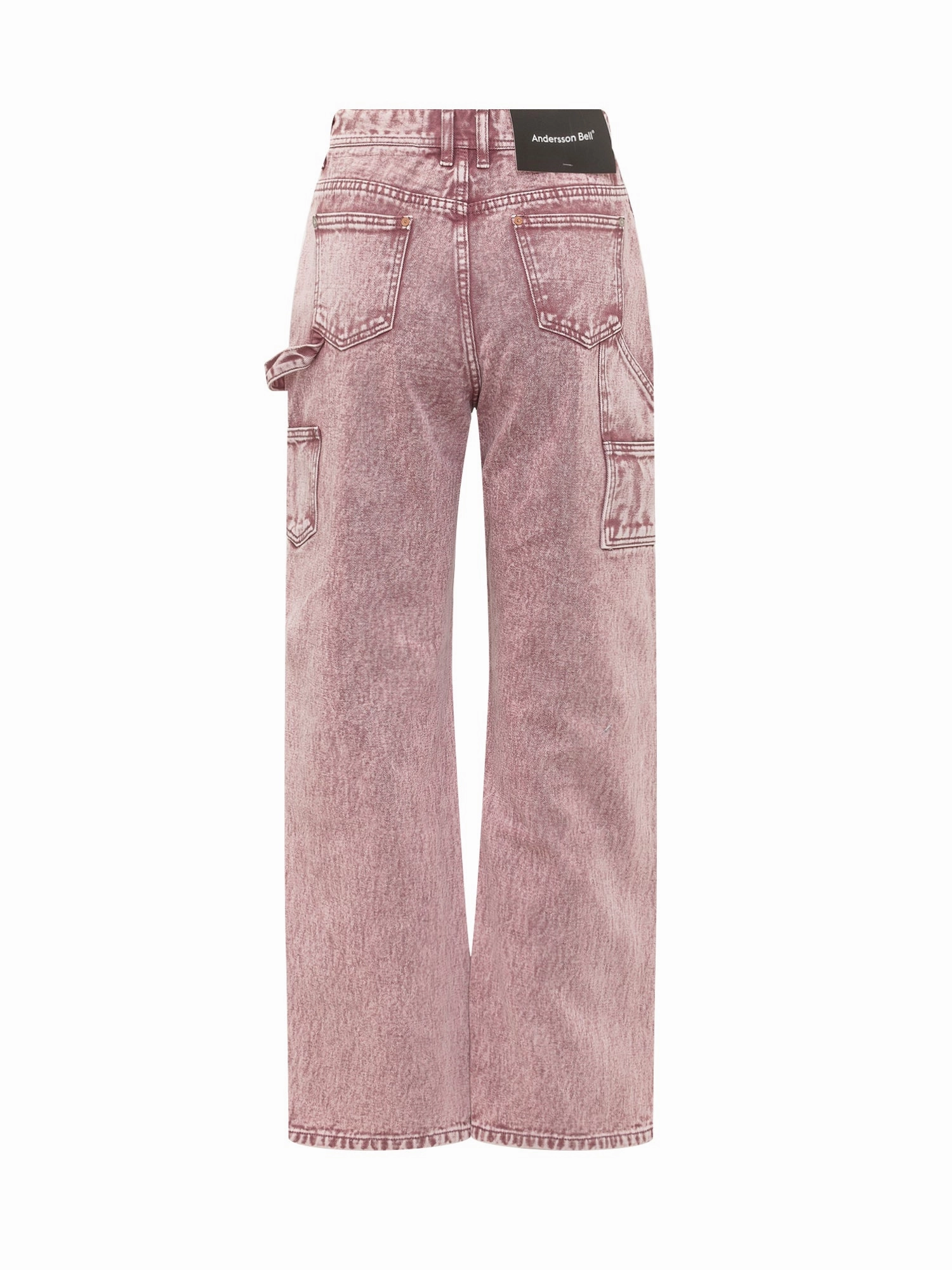 Andersson Bell Logo Patch Overdyed Jeans