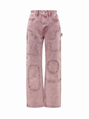 Andersson Bell Logo Patch Overdyed Jeans
