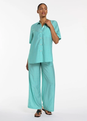 Asceno Wide Leg Pant - Mineral