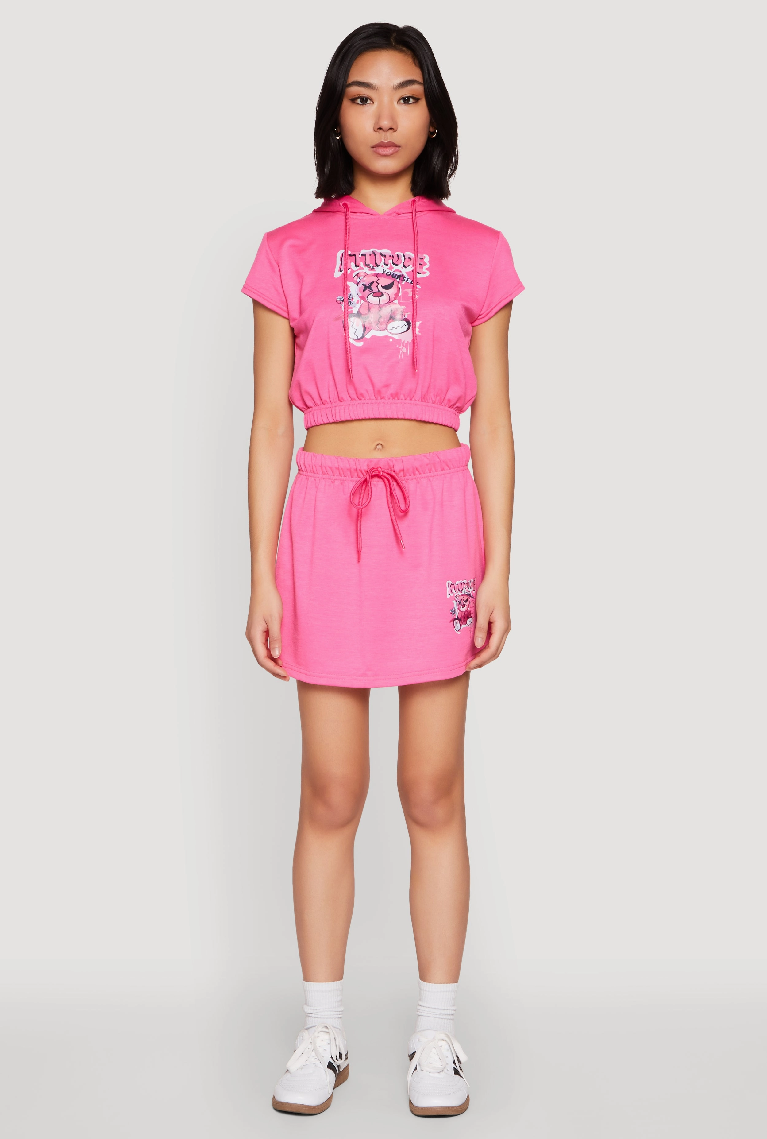 Attitude Be Yourself Mini Skirt