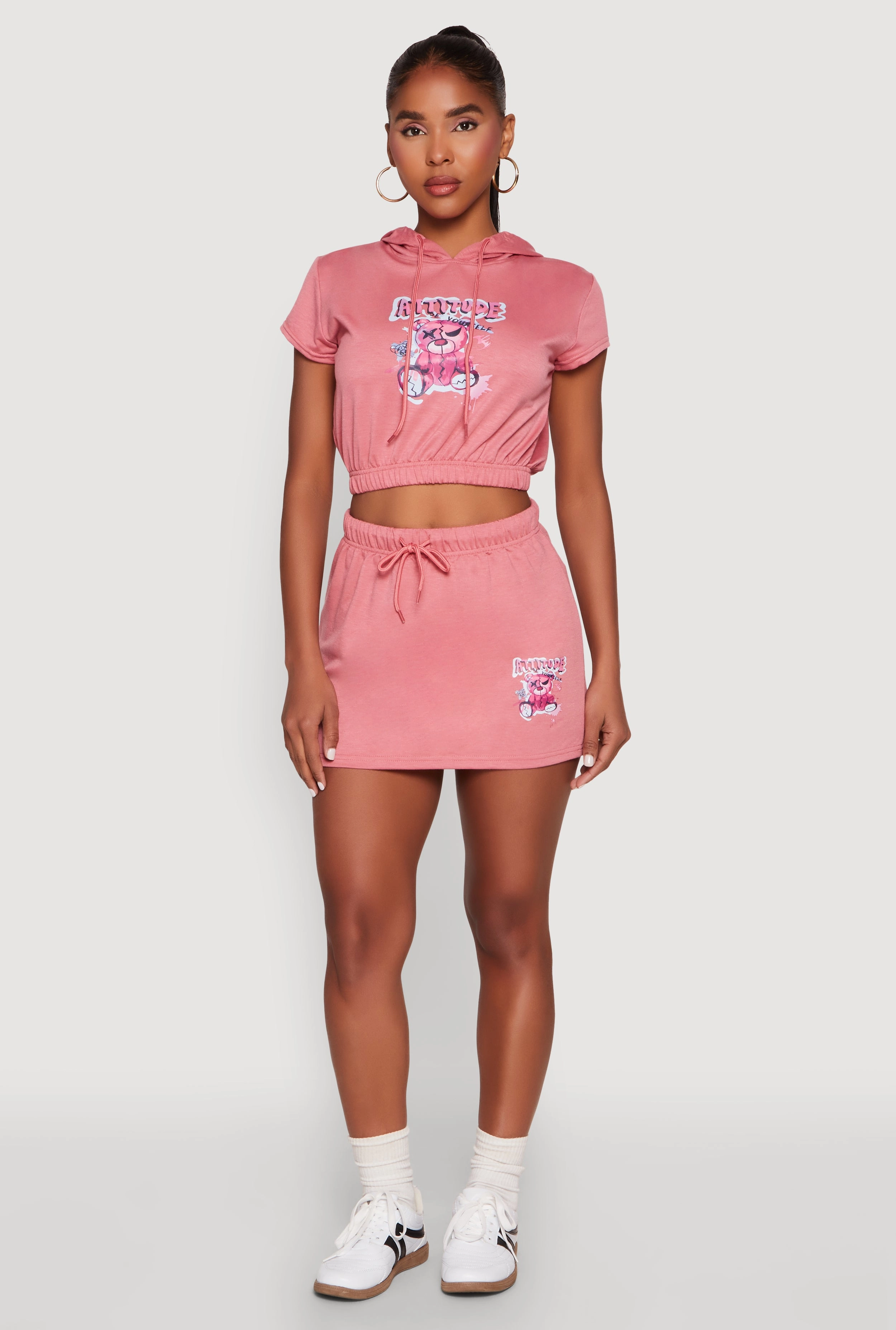 Attitude Be Yourself Mini Skirt