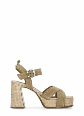 Beige Leather Melany Bis Shoes