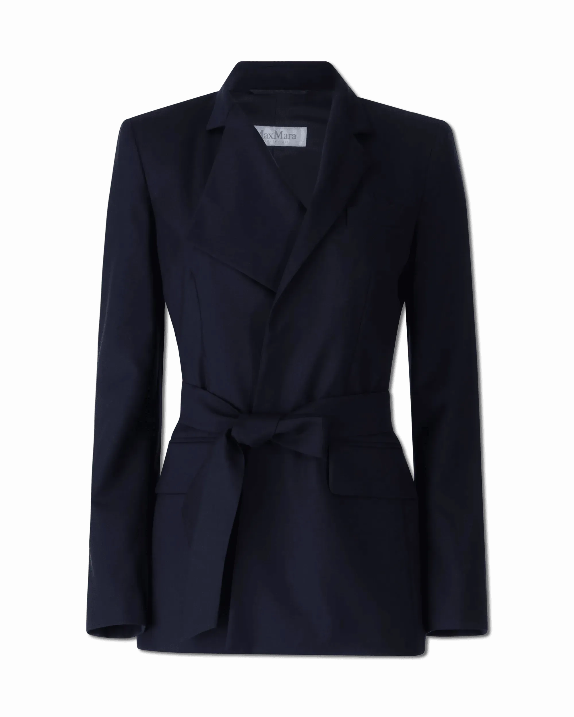 Belluno Wool Belted Blazer