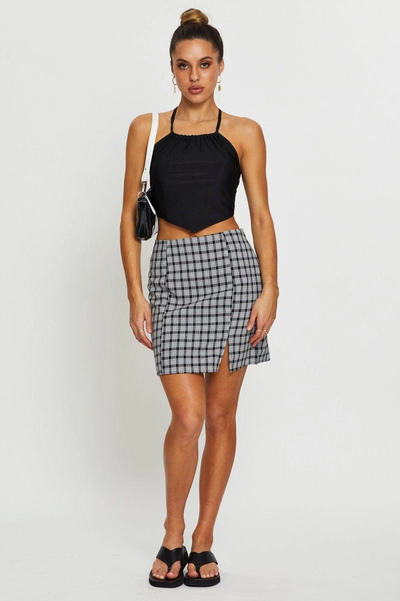 Black Halter Top