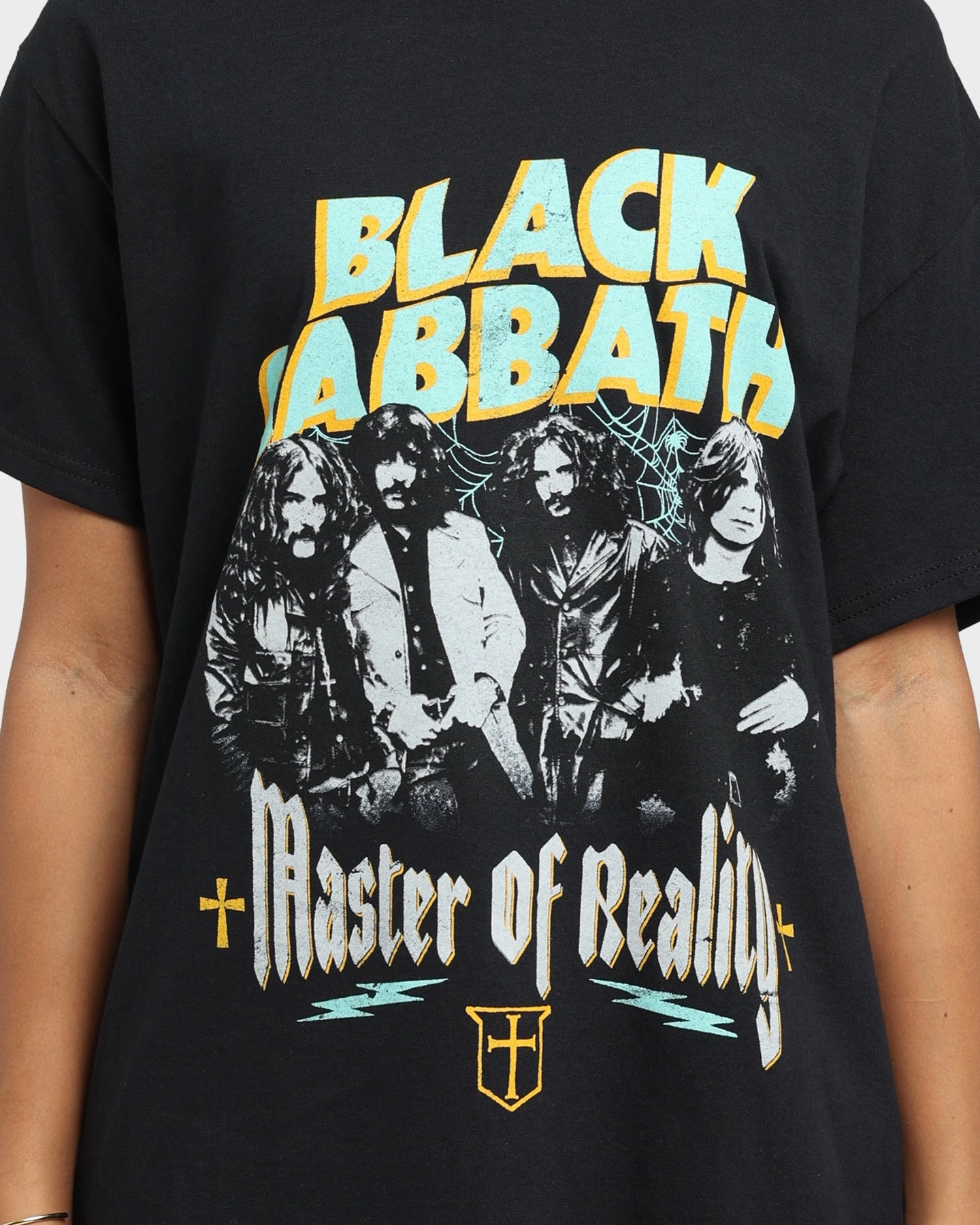 Black Sabbath Master Of Reality Vintage T-Shirt Black