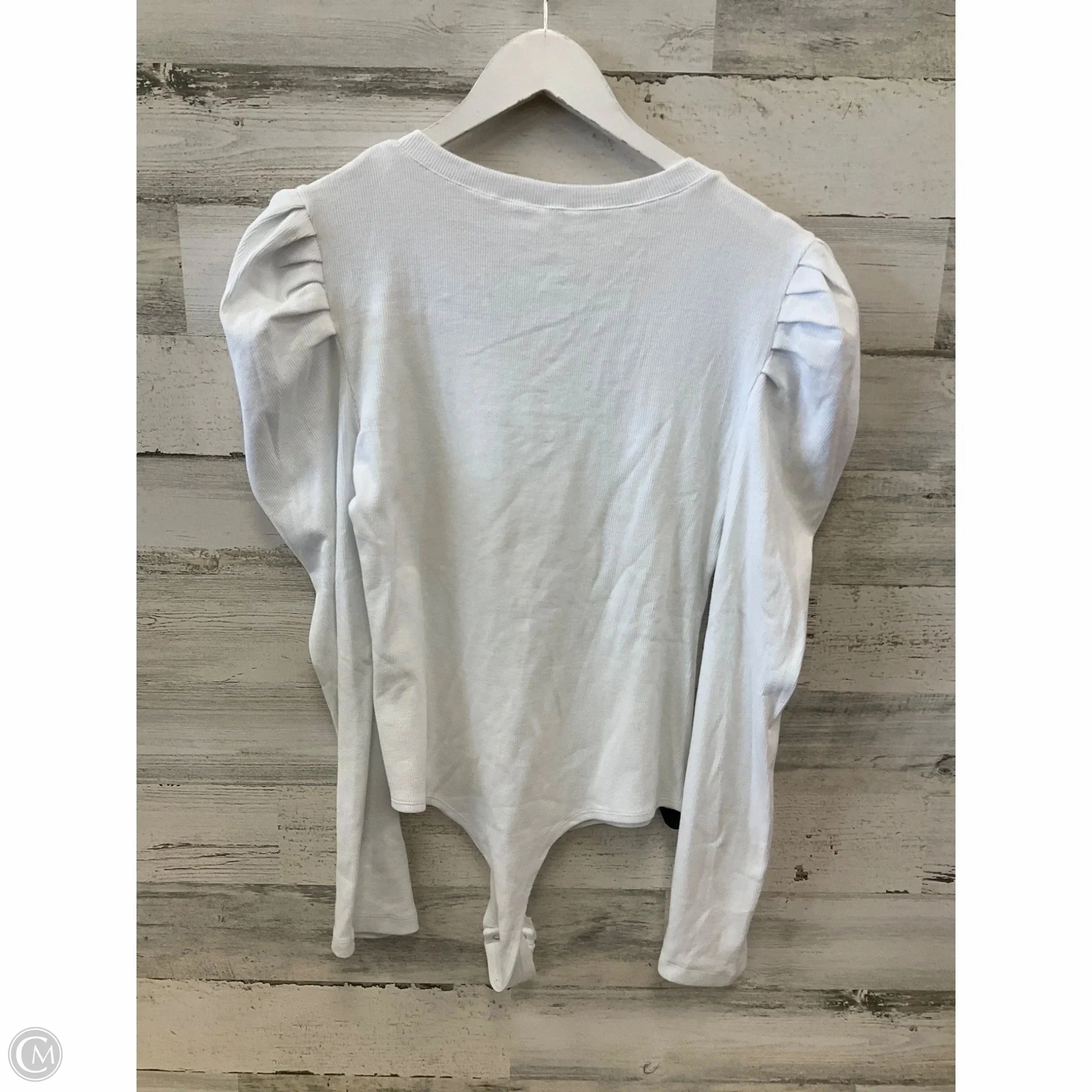 Bodysuit By Clothes Mentor In White, Size: Xl