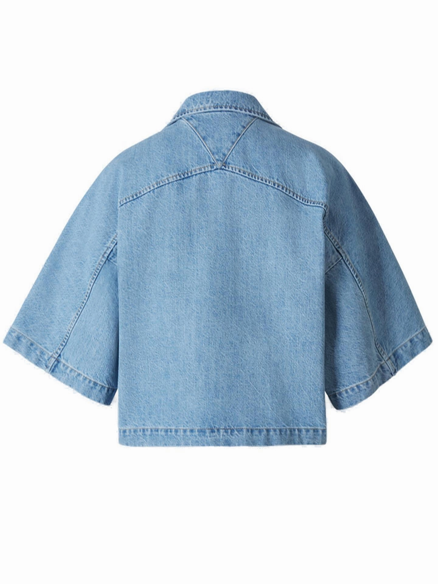 Bottega Veneta Cropped Denim Shirt