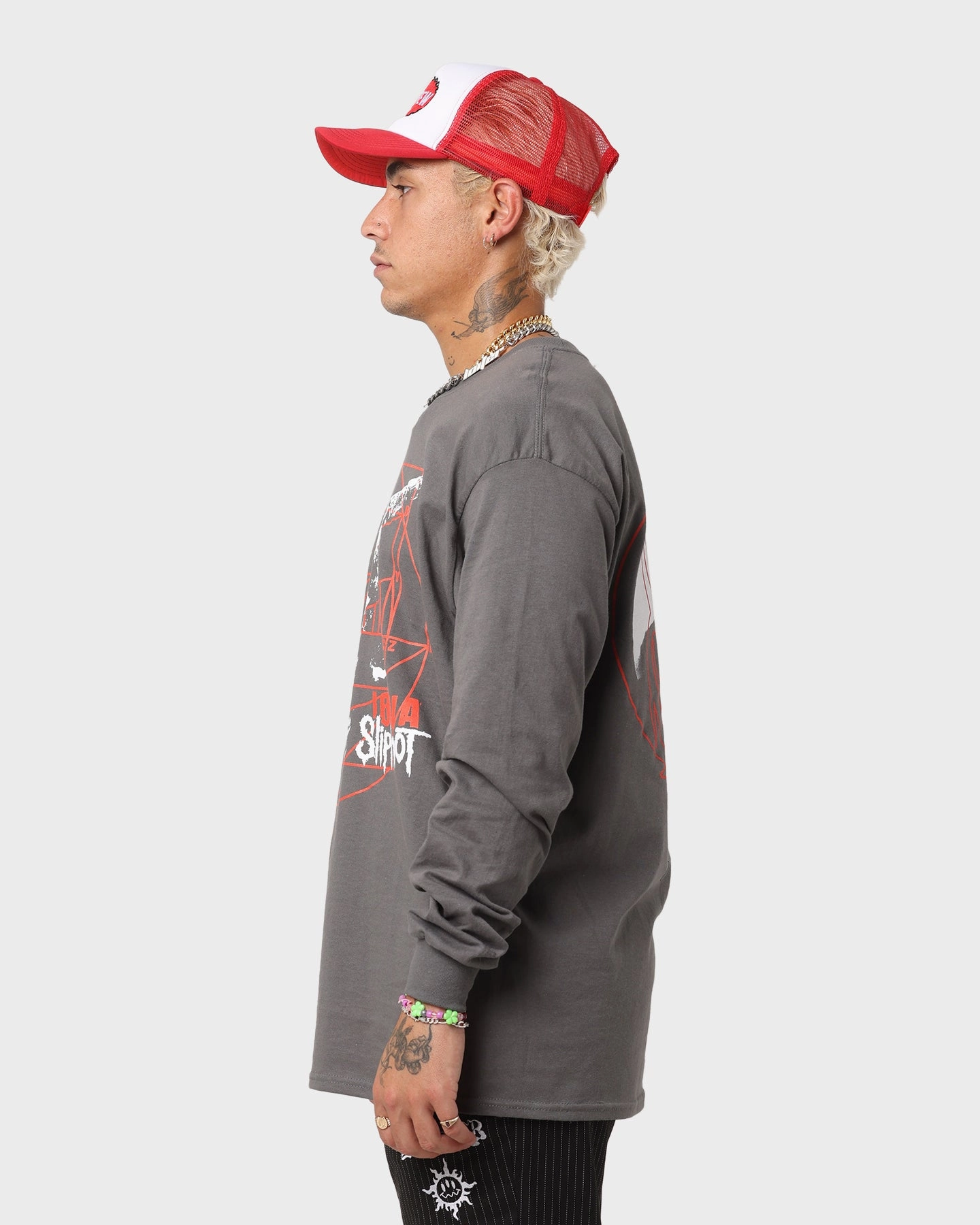 Bravado Iowa Long Sleeve T-Shirt Charcoal