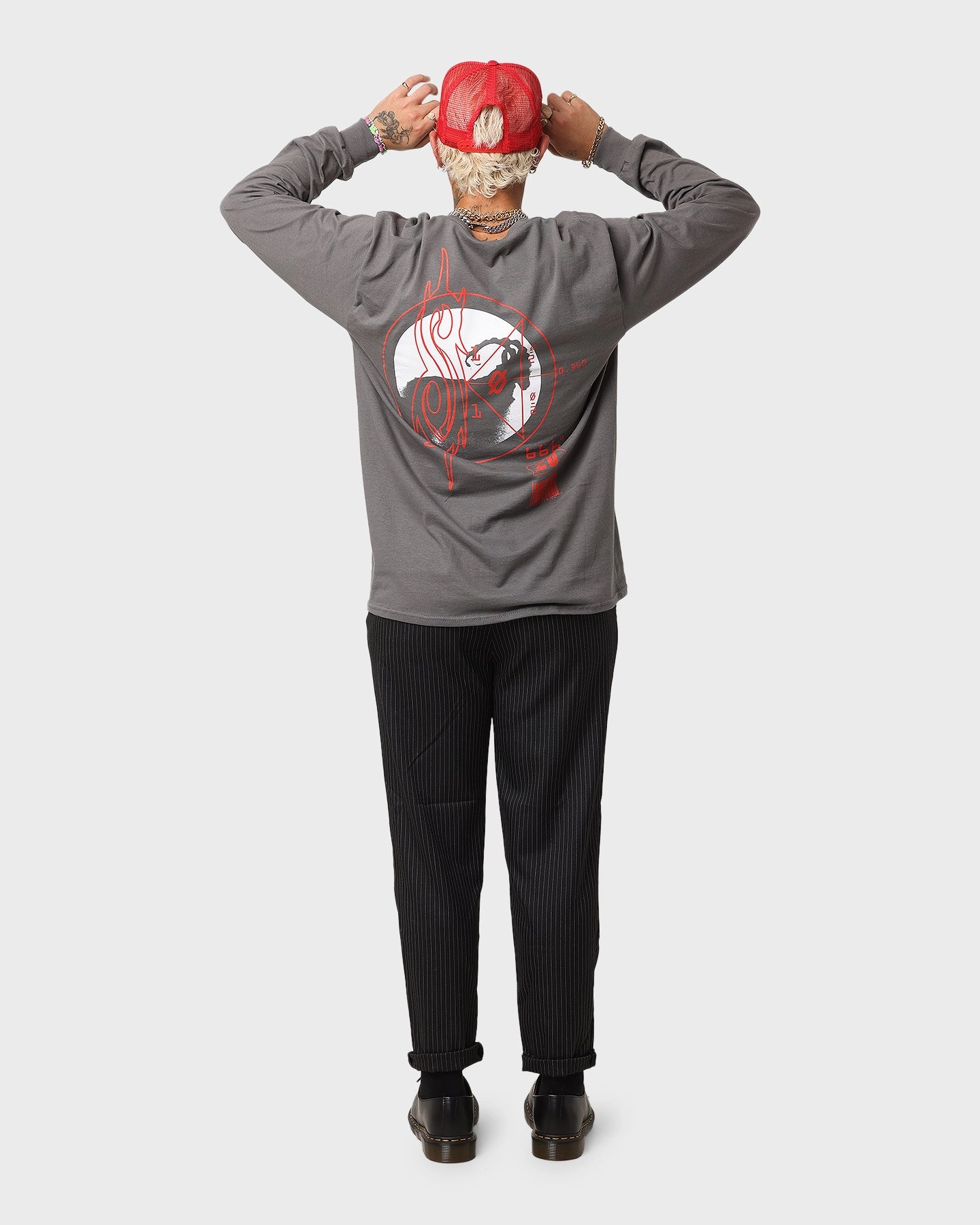 Bravado Iowa Long Sleeve T-Shirt Charcoal