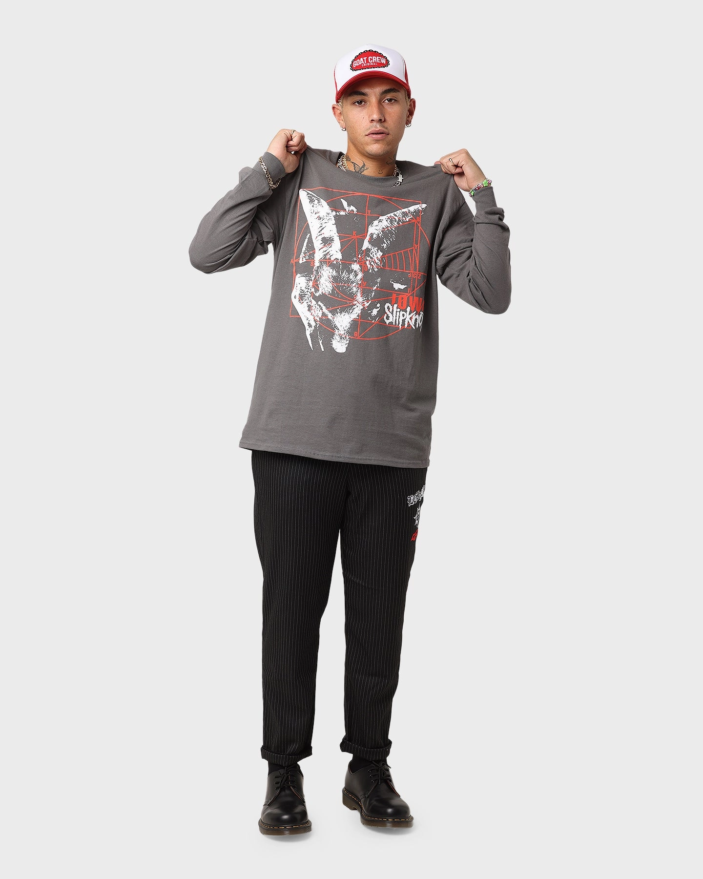 Bravado Iowa Long Sleeve T-Shirt Charcoal