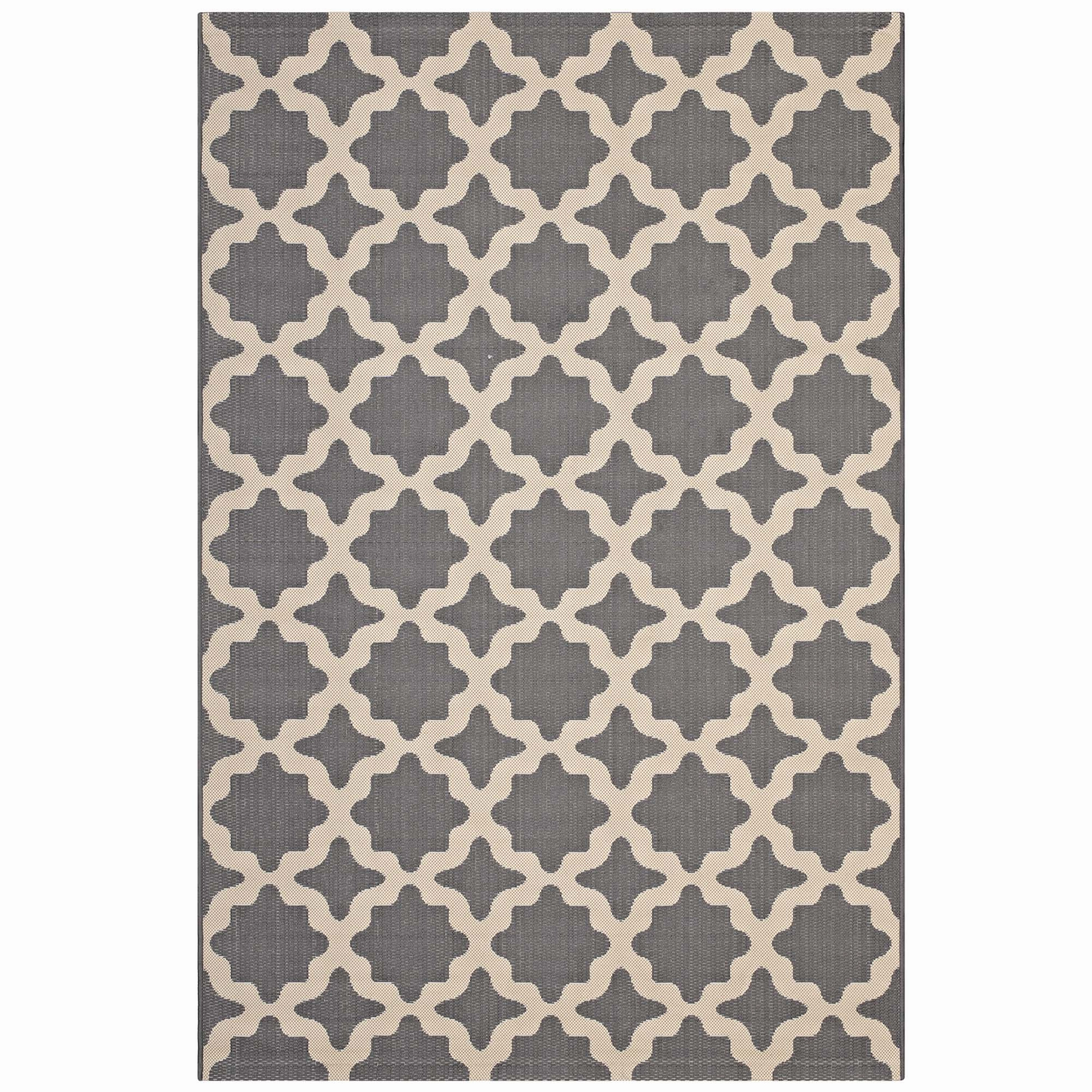 Cerelia Moroccan Trellis Indoor and Outdoor Area Rug by Modway
