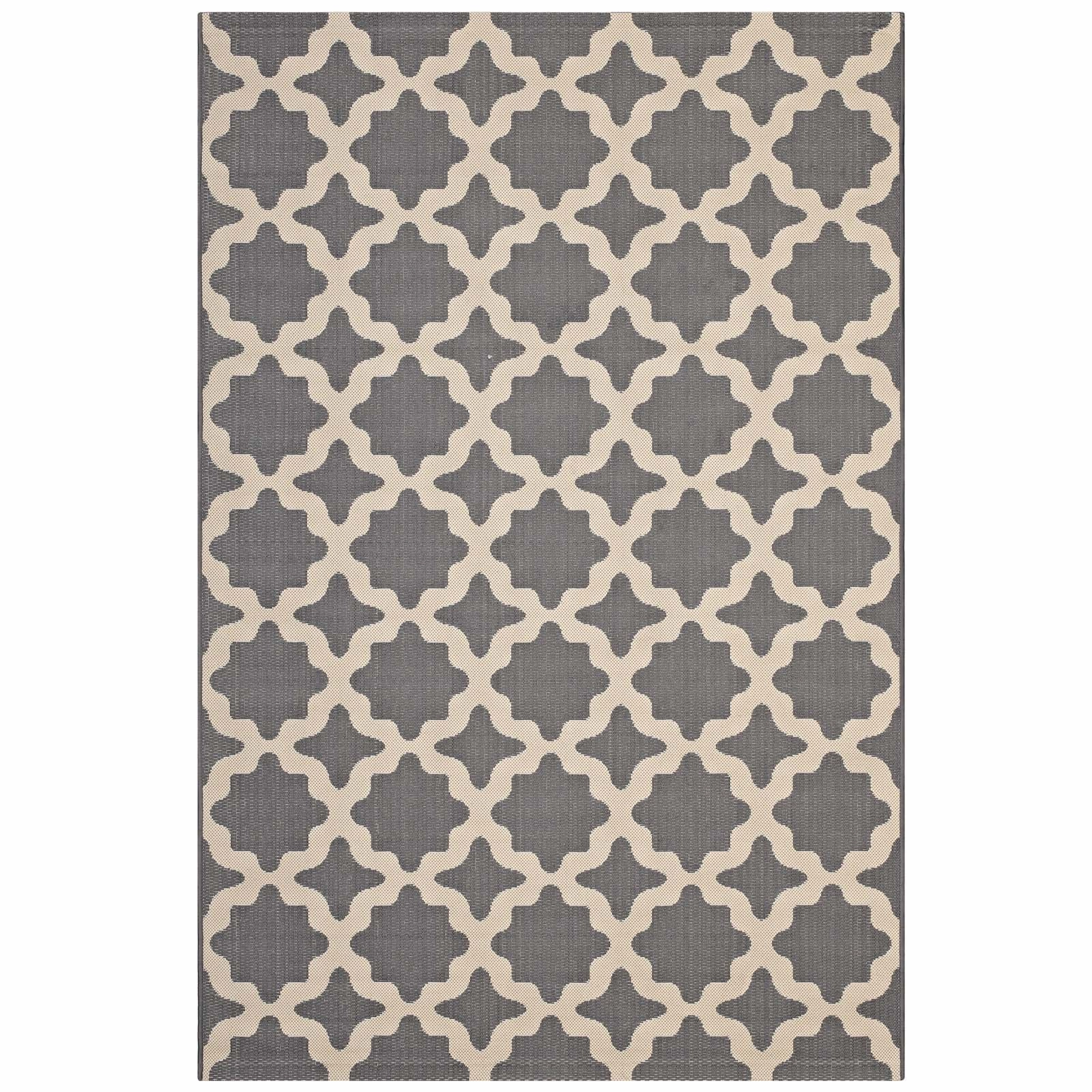 Cerelia Moroccan Trellis Indoor and Outdoor Area Rug by Modway