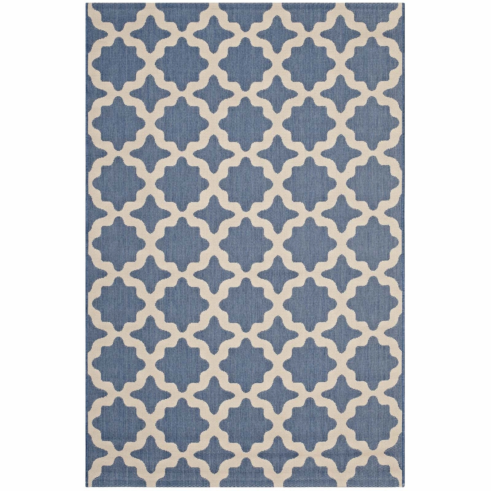 Cerelia Moroccan Trellis Indoor and Outdoor Area Rug by Modway