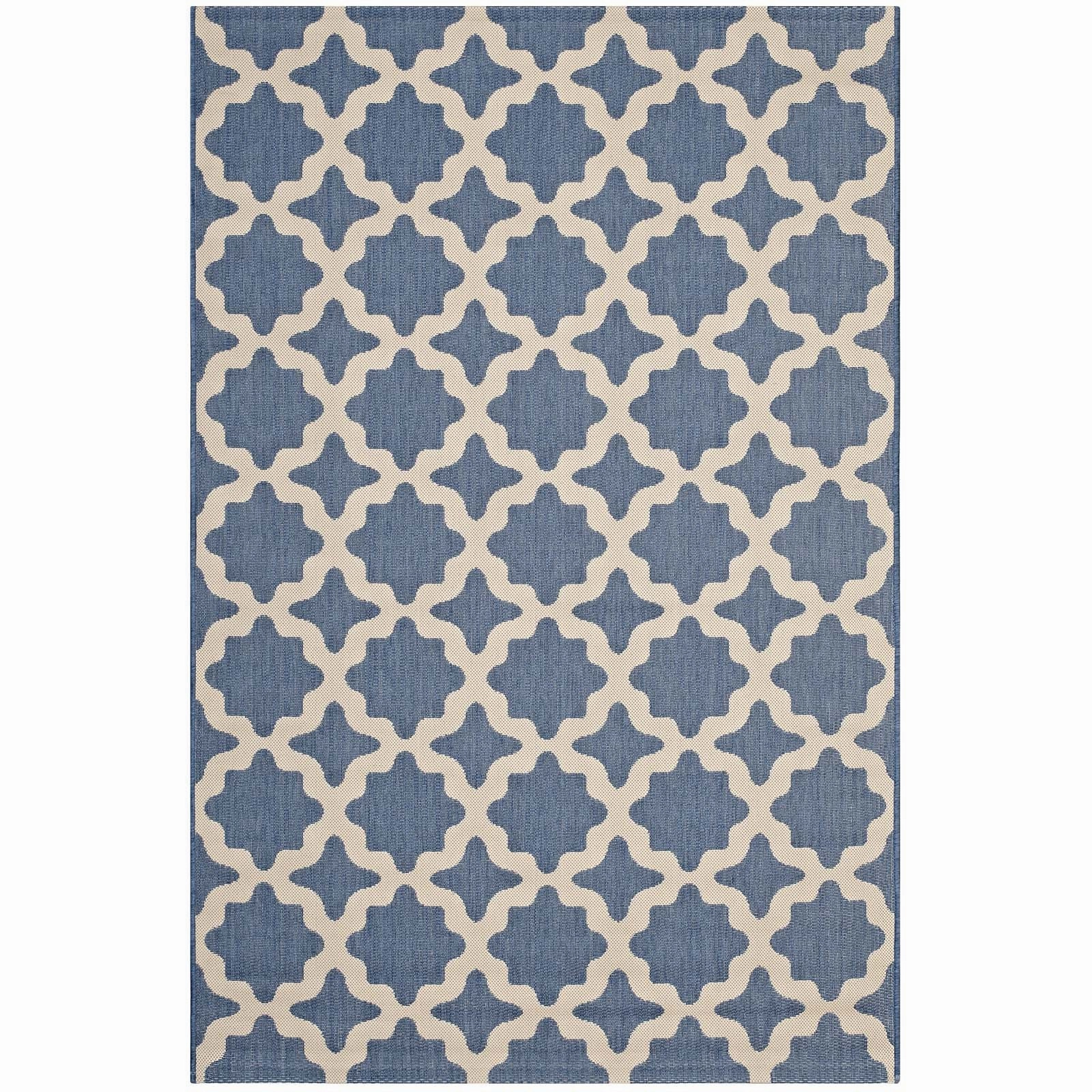 Cerelia Moroccan Trellis Indoor and Outdoor Area Rug by Modway