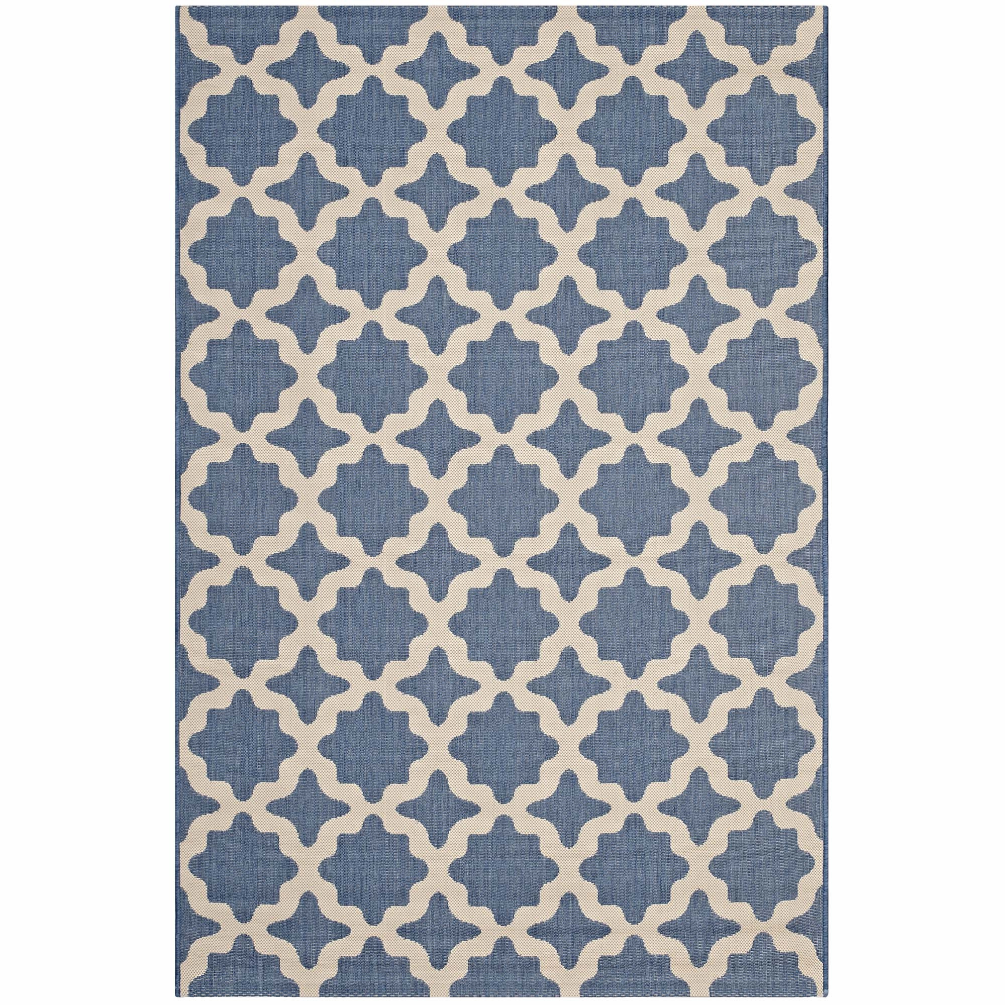 Cerelia Moroccan Trellis Indoor and Outdoor Area Rug by Modway