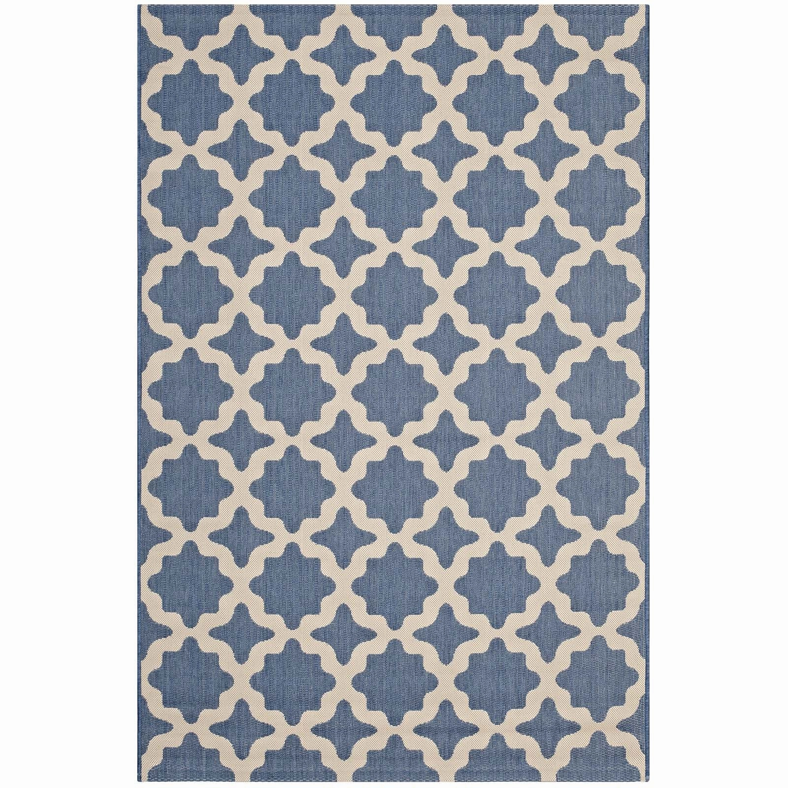 Cerelia Moroccan Trellis Indoor and Outdoor Area Rug by Modway