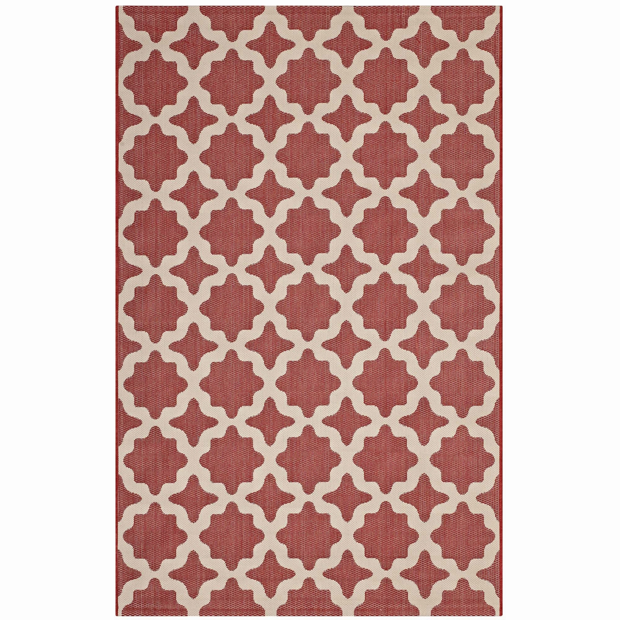 Cerelia Moroccan Trellis Indoor and Outdoor Area Rug by Modway