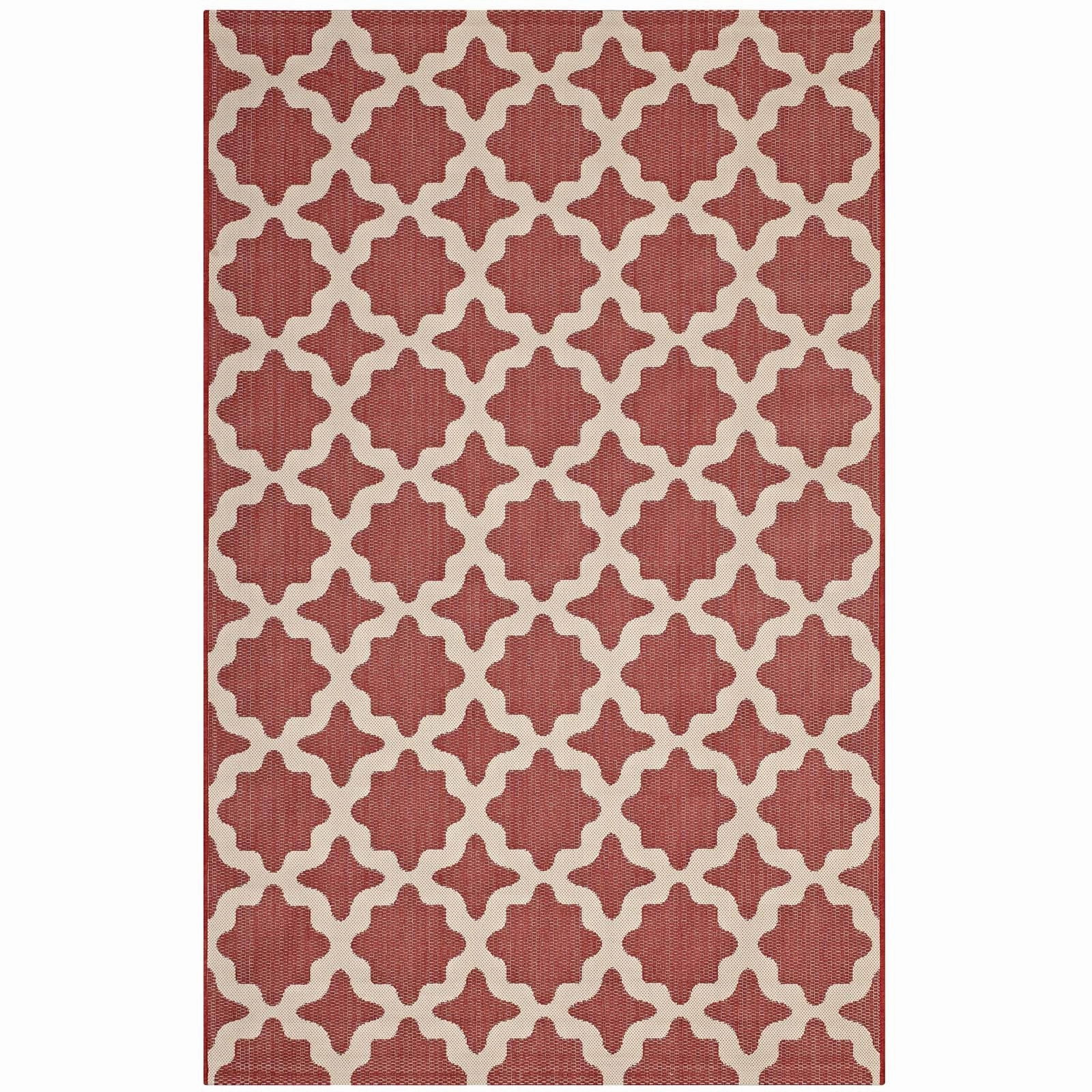 Cerelia Moroccan Trellis Indoor and Outdoor Area Rug by Modway