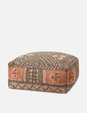 Chambers Pouf, Charcoal