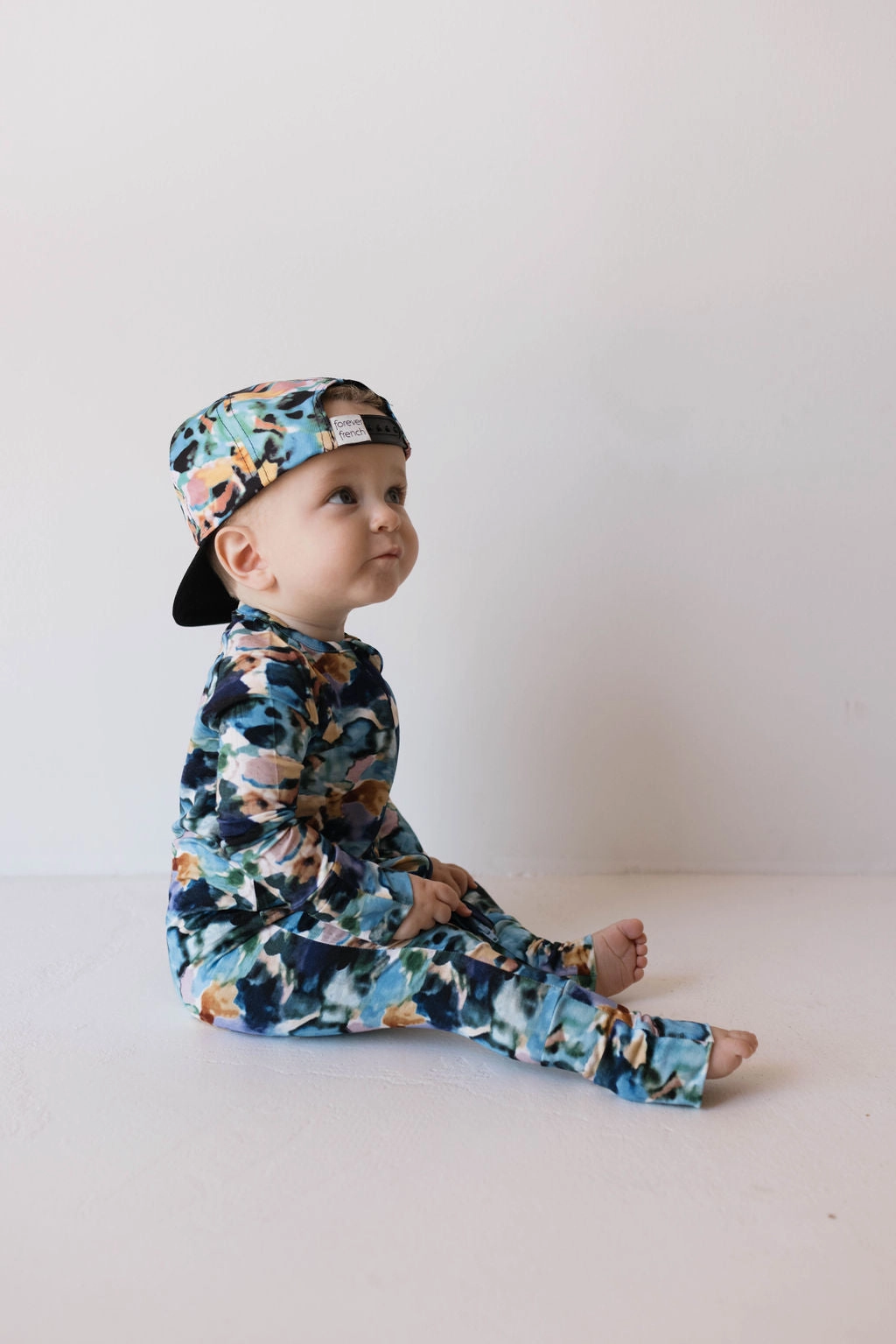 Charli Print | Bamboo Zip Pajamas