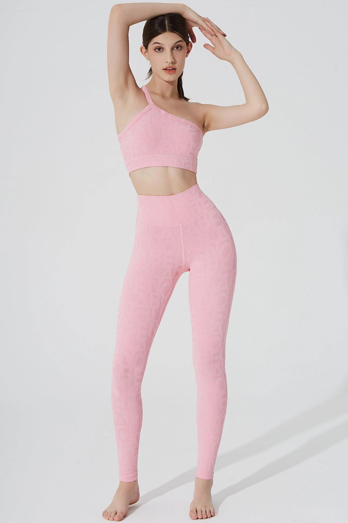 Classic Déese Fleur Legging 3D - Powder Pink