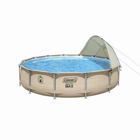 Coleman 90490E Steel Pro Max 14' x 33" Round Metal Frame Above Ground Pool Set