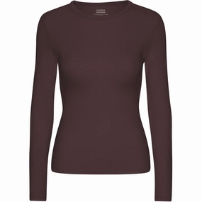 COLORFUL STANDARD - CHANDAIL COTELÉ - OXBLOOD RED