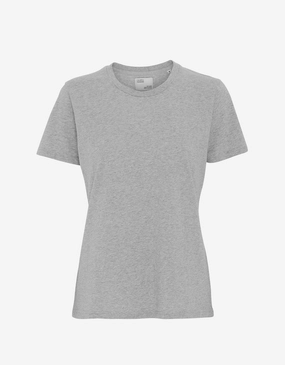 COLORFUL STANDARD - T-SHIRT CLASSIQUE FEMME - GRIS CHINÉ