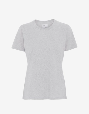 COLORFUL STANDARD - T-SHIRT CLASSIQUE FEMME - MÉLANGE NEIGE
