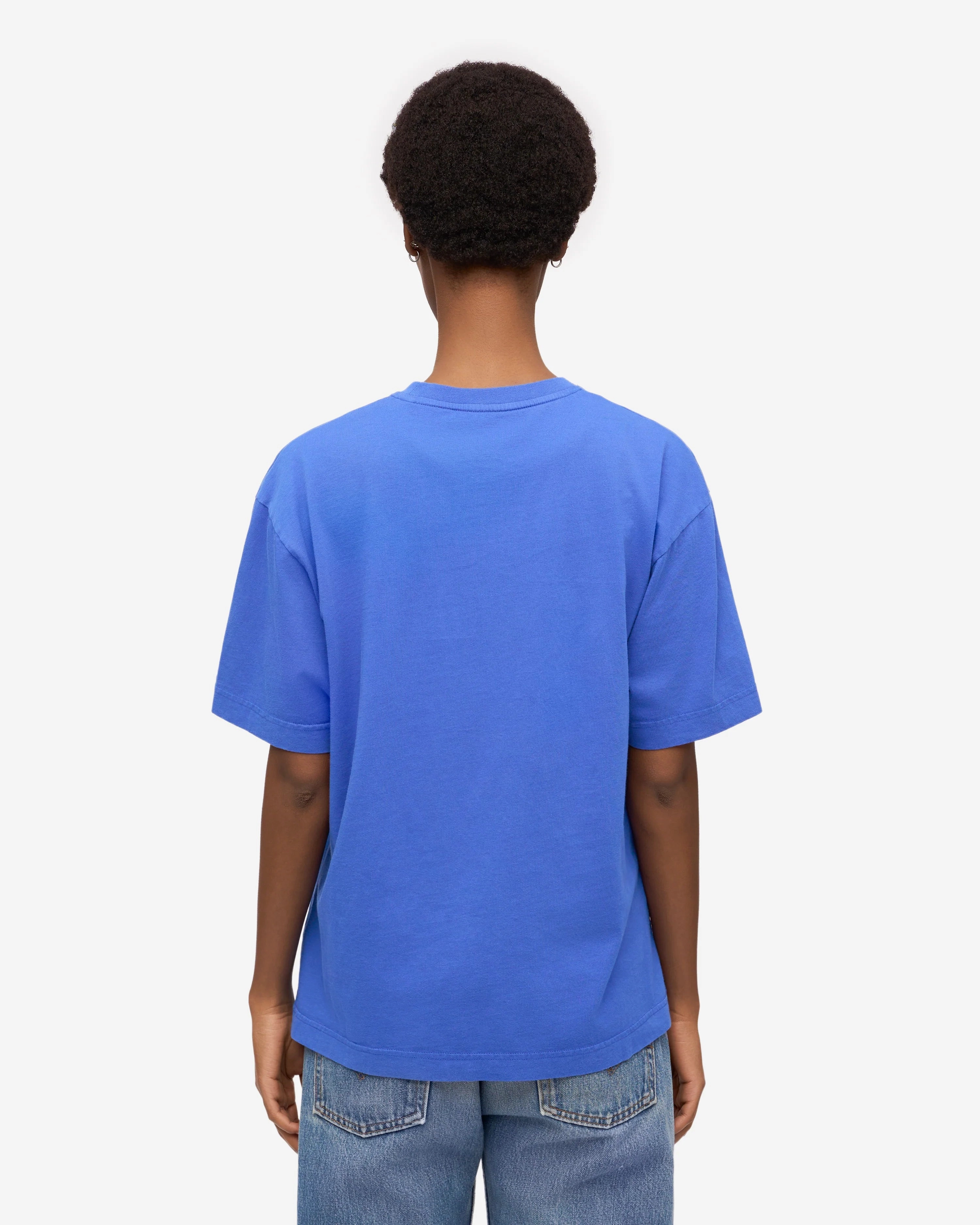 COLORFUL STANDARD - T-SHIRT SURDIMENSIONNÉ - BLEU SAPHIRE