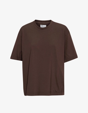 COLORFUL STANDARD - T-SHIRT SURDIMENSIONNÉ - BRUN CAFÉ