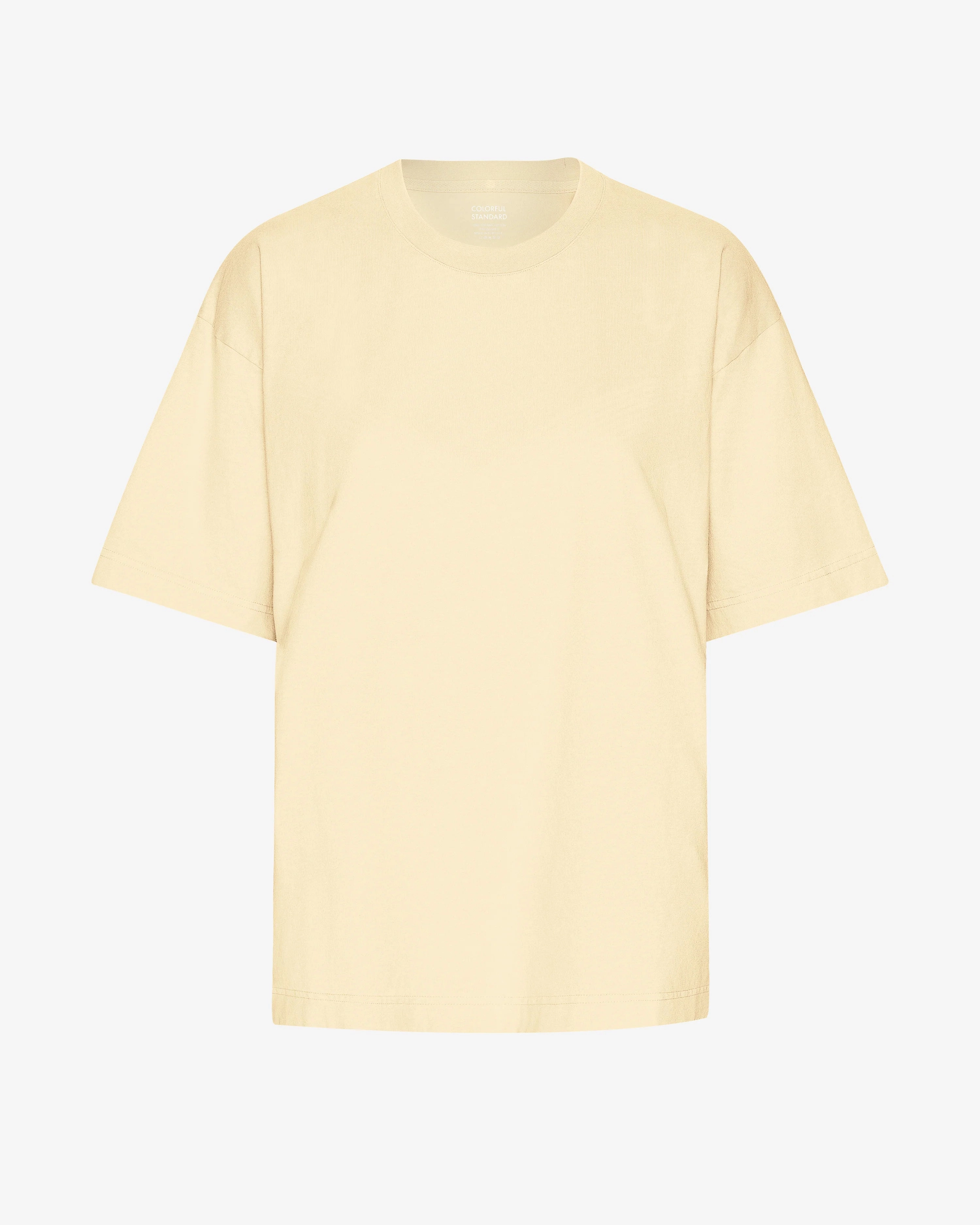 COLORFUL STANDARD - T-SHIRT SURDIMENSIONNÉ - JAUNE PÂLE