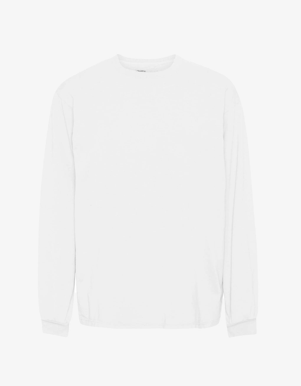 COLORFUL STANDARD - T-SHIRT SURDIMENSIONNÉ MANCHES LONGUES - BLANC OPTIQUE