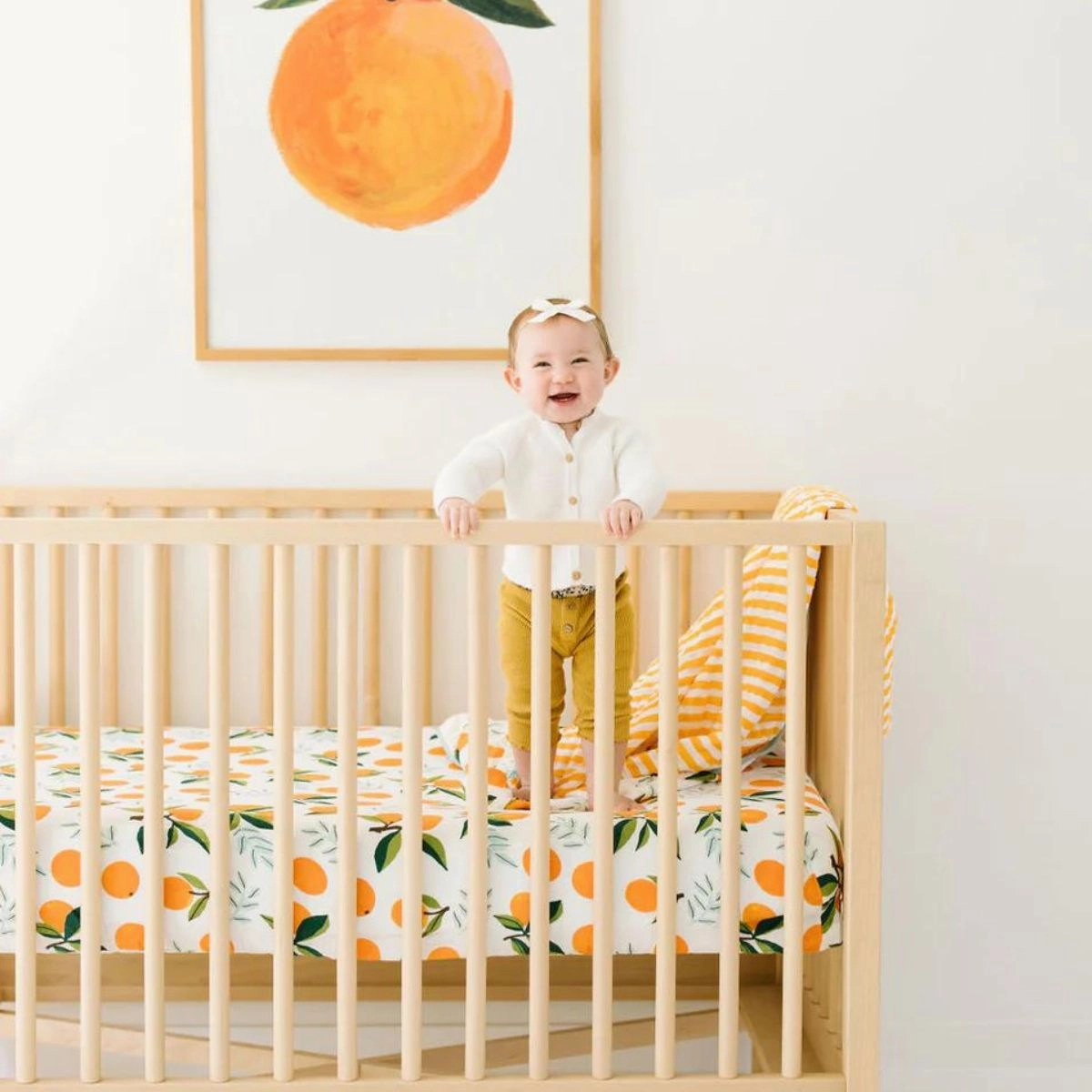 Cotton Muslin Crib Sheet