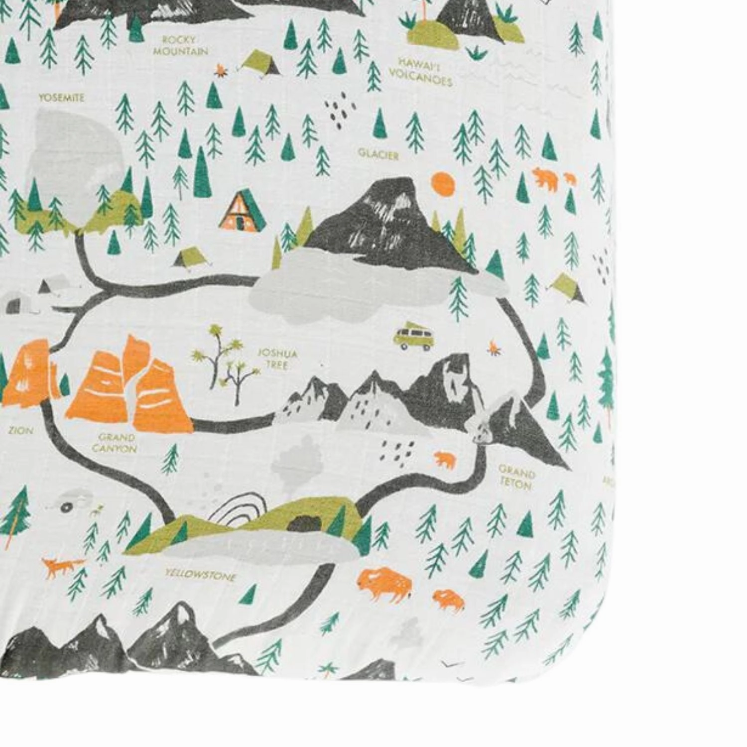 Cotton Muslin Crib Sheet