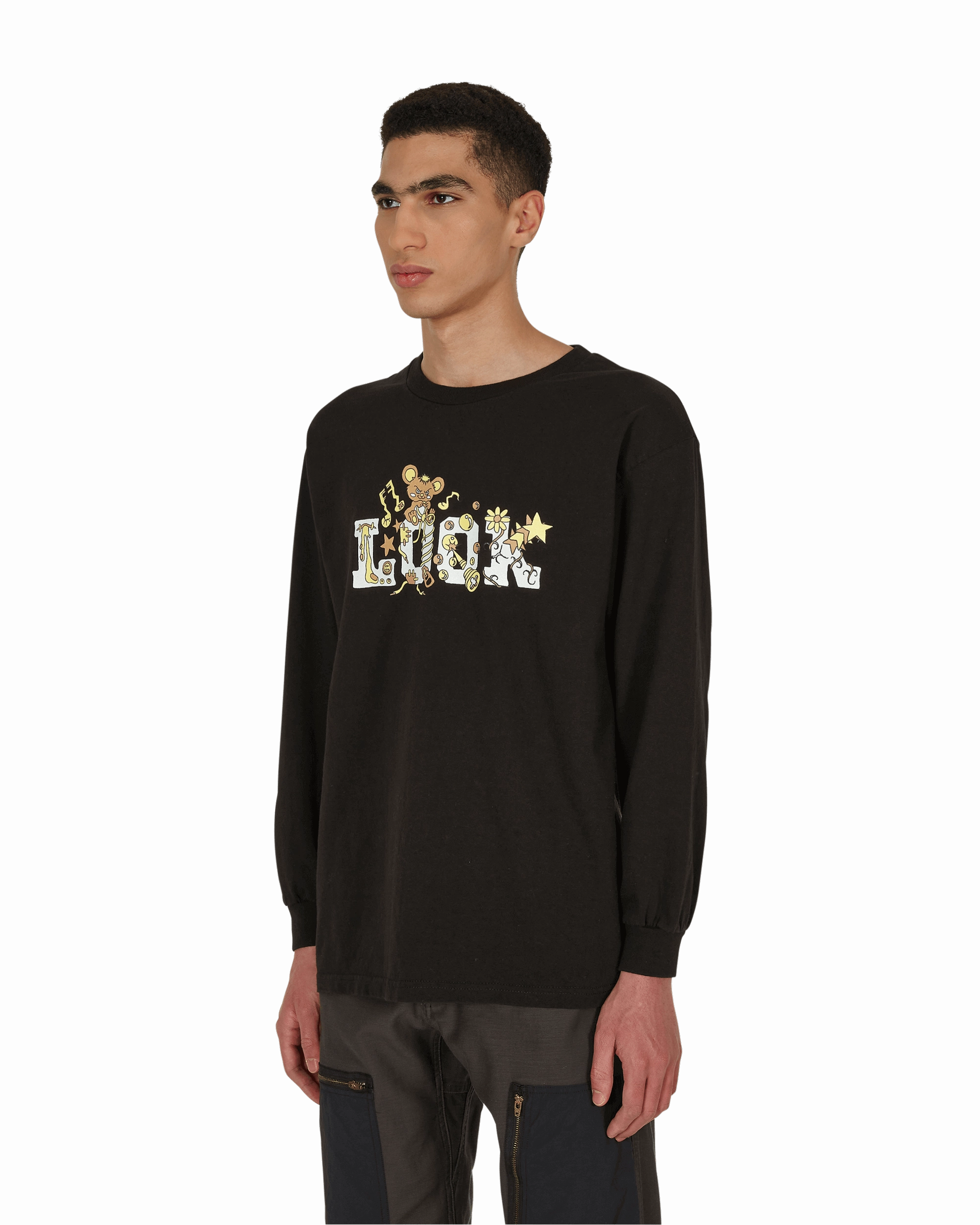 Creature Logo Longsleeve T-Shirt Black